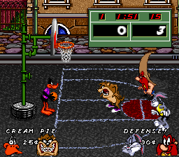 Looney Tunes Basketball (Europe) In game screenshot